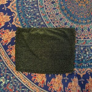 sparkly gold bandeau top